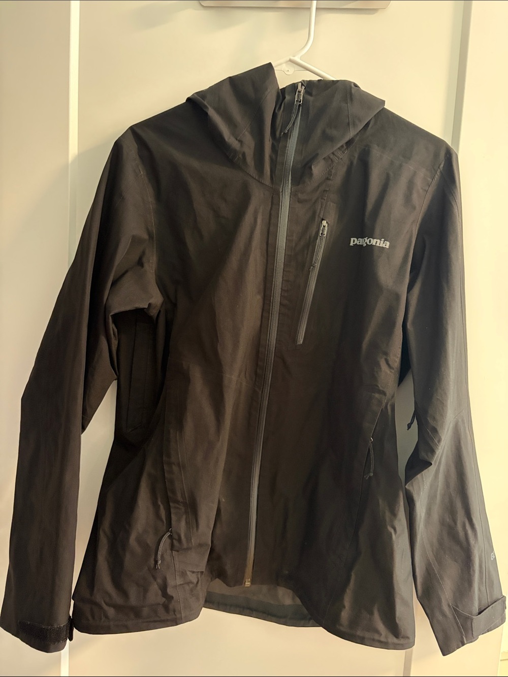 Patagonia Women's Calcite Black Rain Jacket